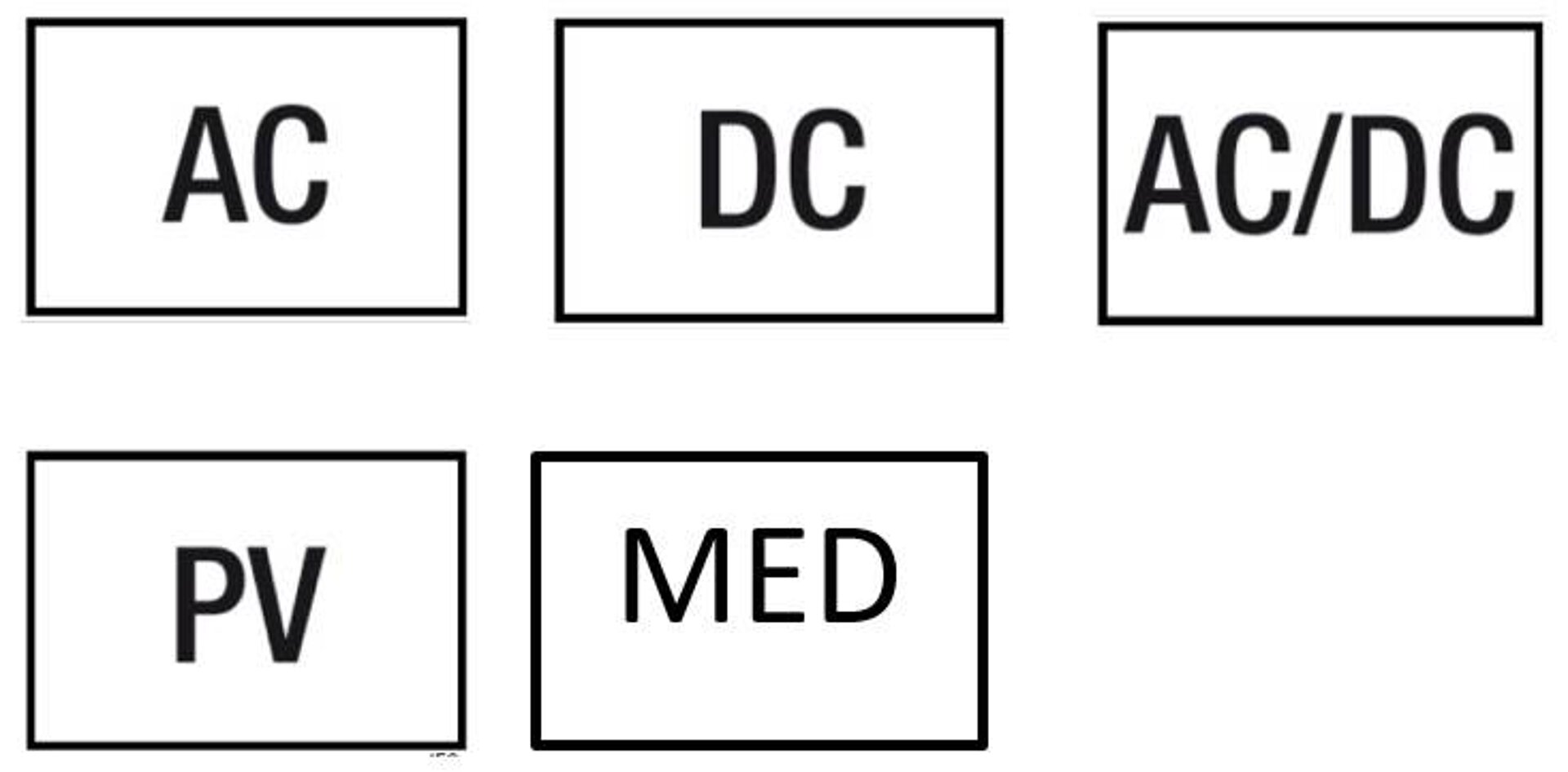 Bild 11:  Beispiele für die Kennzeichnung von IMDs 