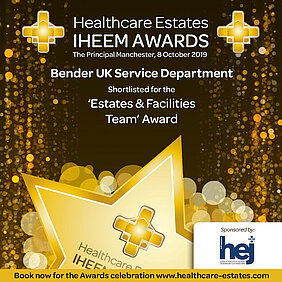Bender UK shortlisted for IHEEM Estates & Facilities team award