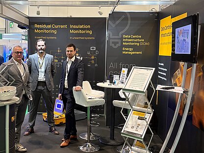 Bender exhibition stand at Data Centre World 2025