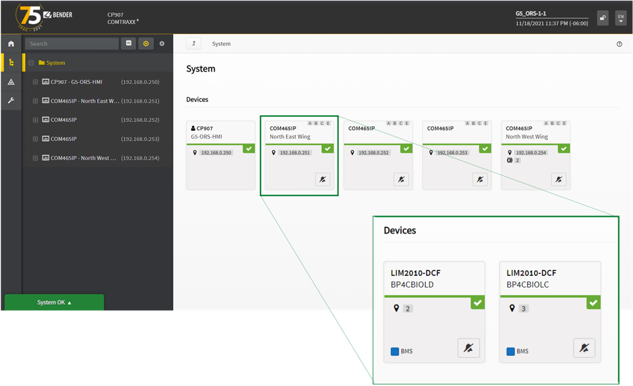 COMTRAXX Webserver Subsystem