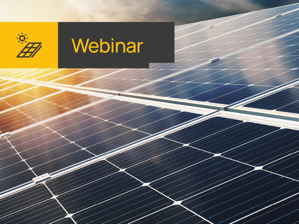 Solarpanele eines Solarkraftwerks