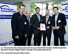 Platzierung für Bender beim NoAE Innovations-Wettbewerb 2009 Platzierung für Bender beim NoAE Innovations-Wettbewerb 2009