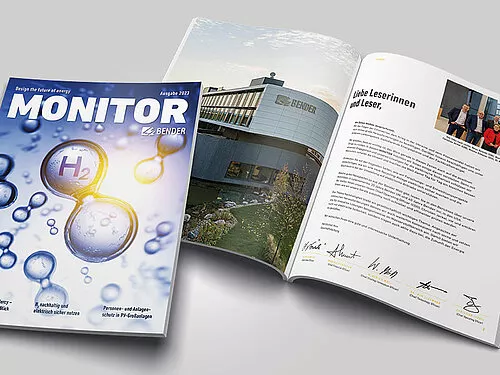 Ansicht des MONITOR 2023 Kundenmagazins