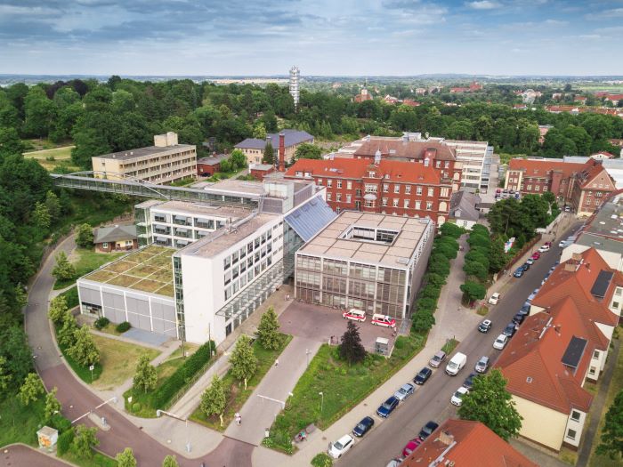 Luftaufnahme Universitätsklinikum Brandenburg